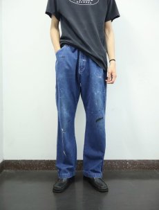 画像3: Dickies ペンキペイント デニムペインターパンツ W35 (3)