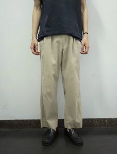 画像2: 90's POLO Ralph Lauren USA製 2タック コットンチノトラウザーズ W31 (2)