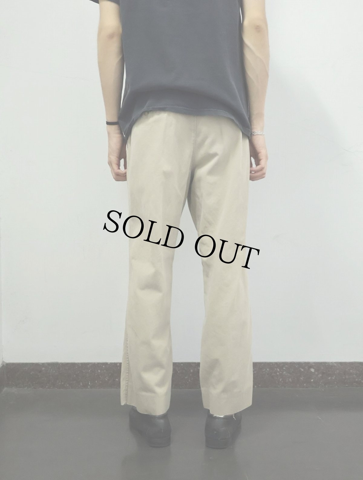 画像3: 90's POLO Ralph Lauren USA製 2タック コットンチノトラウザーズ W31 (3)