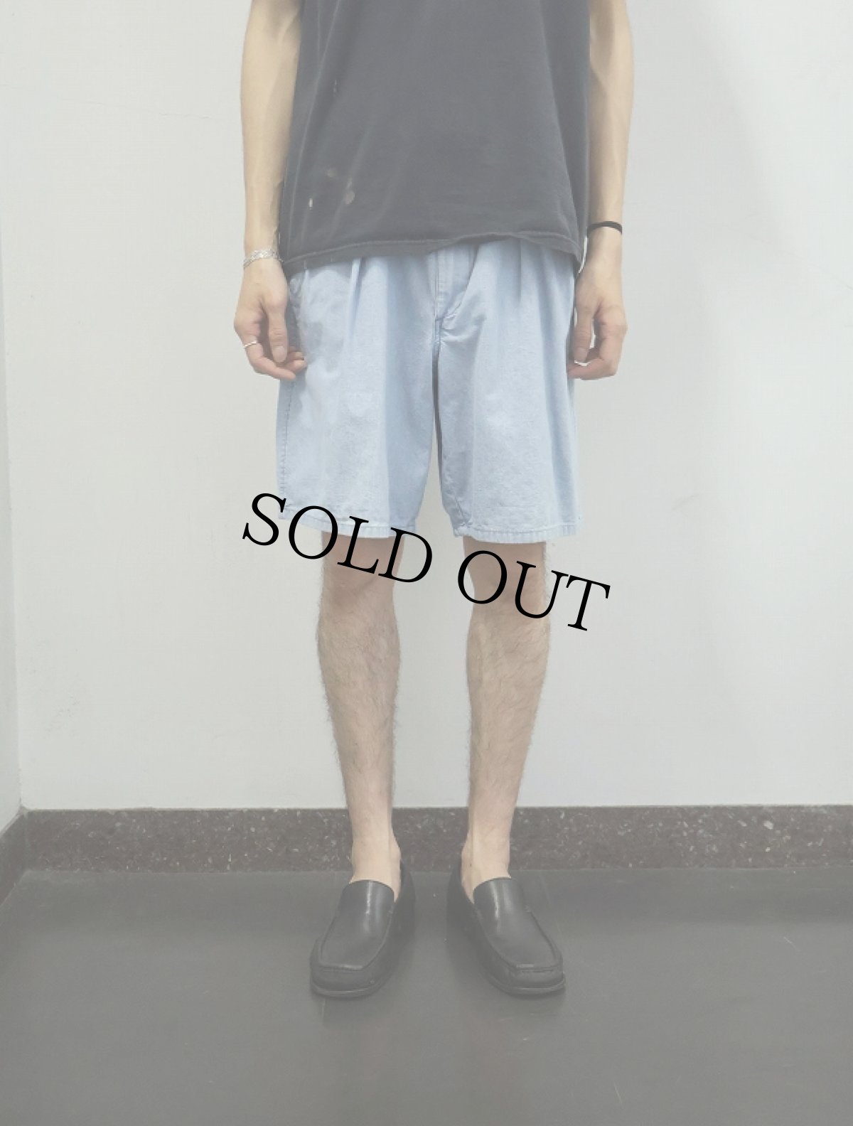 画像2: 90's POLO Ralph Lauren USA製 2タック コットンショーツ W34 (2)