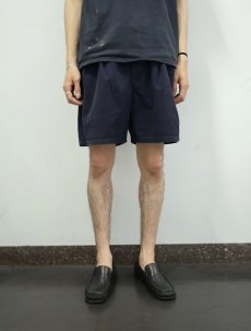 画像2: 90's POLO Ralph Lauren USA製 "POLO CHINO" 2タック コットンチノショーツ NAVY W38 (2)