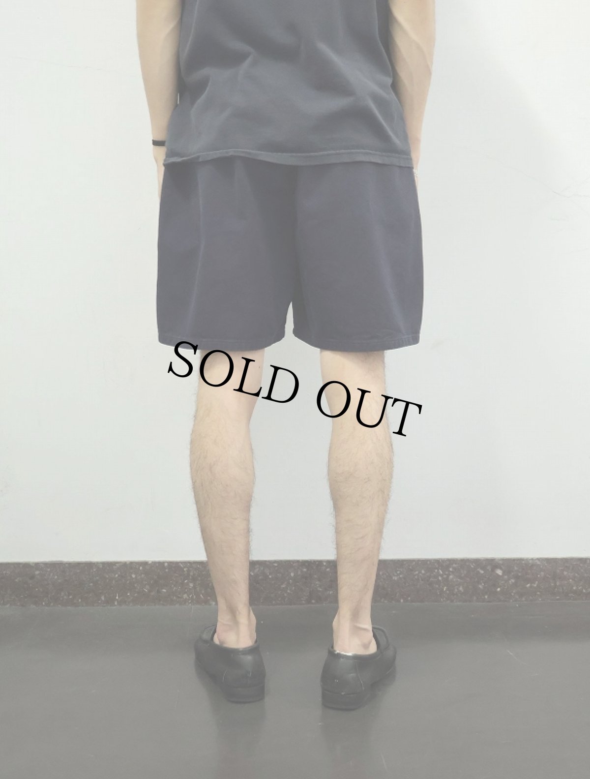 画像3: 90's POLO Ralph Lauren USA製 "POLO CHINO" 2タック コットンチノショーツ NAVY W38 (3)