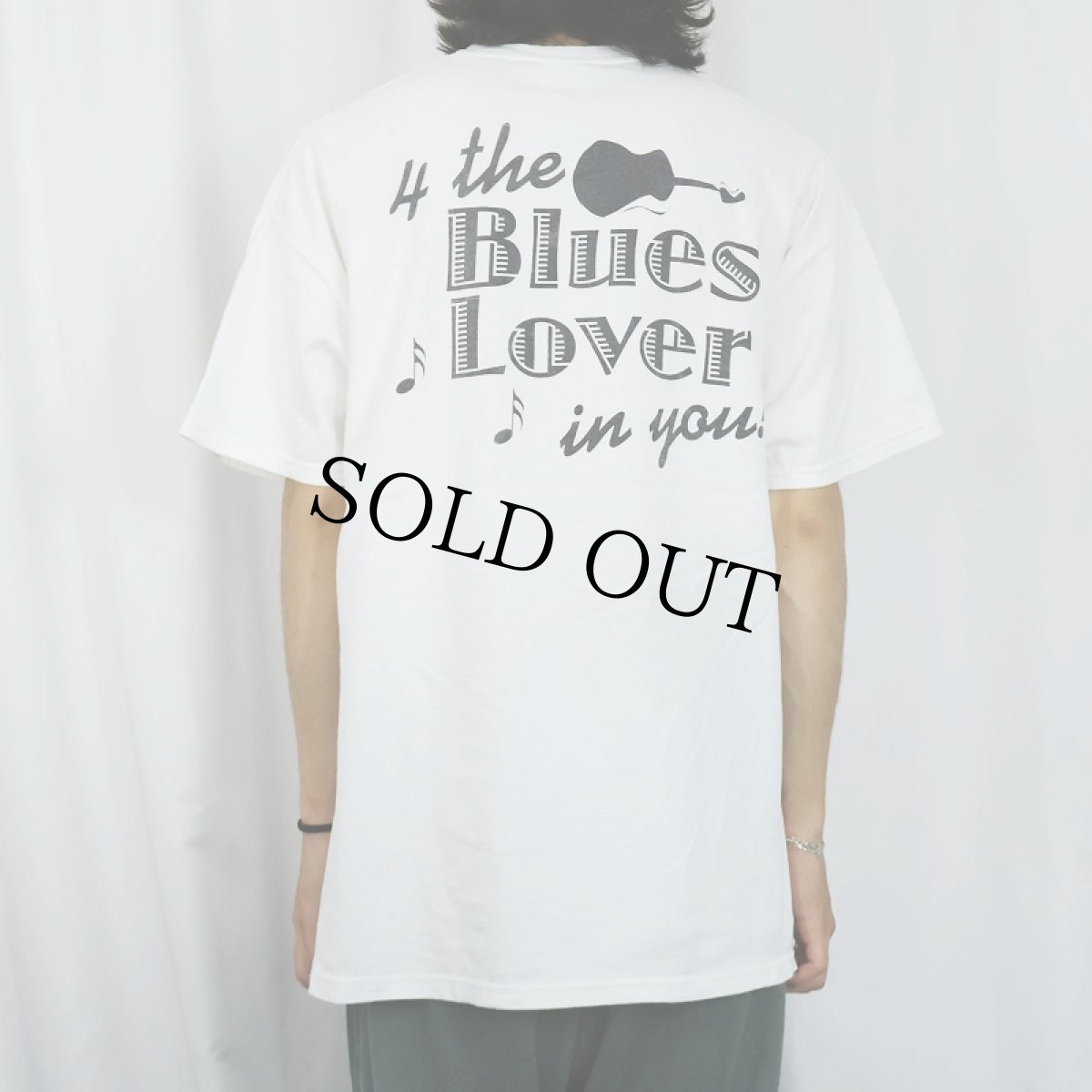 画像4: B.B.KING etc.. "4 the Blues Lover in you" ブルースシンガープリントTシャツ XL (4)