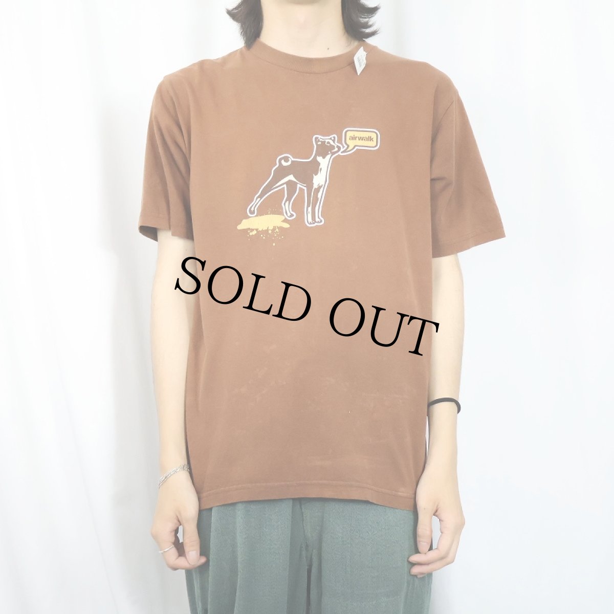 画像3: AIRWALK 犬イラストプリントTシャツ (3)