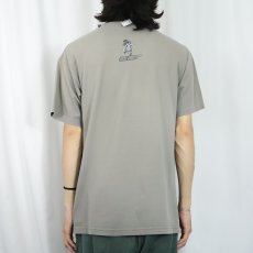 画像4: 90's STEEL WINGS USA製 イラストプリントTシャツ L (4)