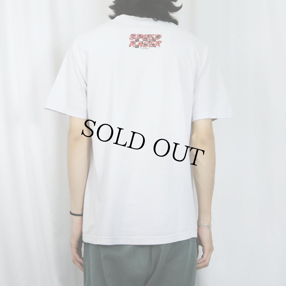 画像3: 2000's SPEED RACER アニメプリントTシャツ L (3)
