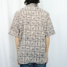 画像3: 80〜90's Reyn Spooner コットンハワイアンシャツ L (3)
