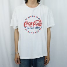 画像2: Coca-Cola 飲料メーカー ロゴプリントTシャツ XL (2)