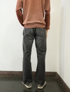 画像2: 90's Levi's 501 USA製 "サルファブラック" ブラックデニムパンツ W32 (2)