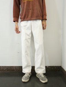 画像2: 60's Whitehouse コットンワークパンツ W35 (2)