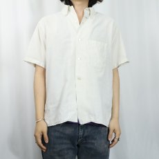 画像2: 60〜70's WINCHESTER ストライプ柄 コットンボタンダウンシャツ M (2)
