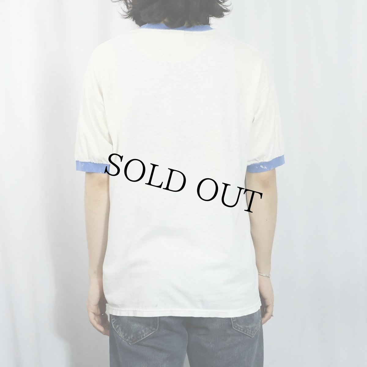 画像3: CLUTCH×Artzybasheff ロックバンド アートプリントリンガーTシャツ L (3)