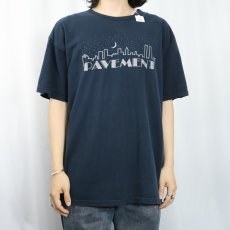 画像2: PAVEMENT オルタナティヴロックバンド プリントTシャツ BLACK XL (2)
