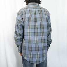 画像3: 80's ORVIS チェック柄 ボタンダウンネルシャツ  (3)