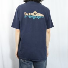 画像4: Patagonia "Wild Fish Wild Waters" プリントポケットTシャツ NAVY M (4)