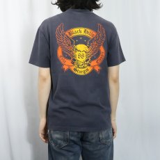画像4: 80's USA製 タキシード柄 騙し絵プリントTシャツ BLACK L (4)