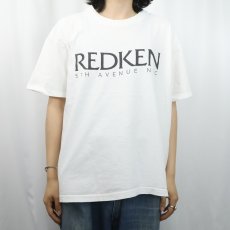 画像2: 90's REDKEN USA製 ヘアケアブランド プリントTシャツ L (2)
