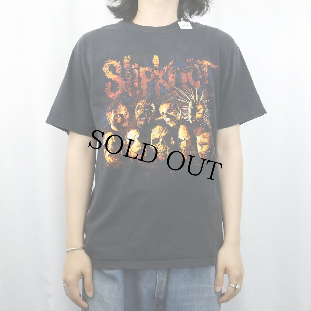 画像2: Slipknot ヘヴィメタルバンドTシャツ BLACK M (2)