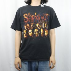 画像2: Slipknot ヘヴィメタルバンドTシャツ BLACK M (2)