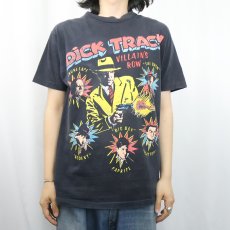 画像2: 90's DICK TRACY USA製 キャラクタープリントTシャツ BLACK L (2)