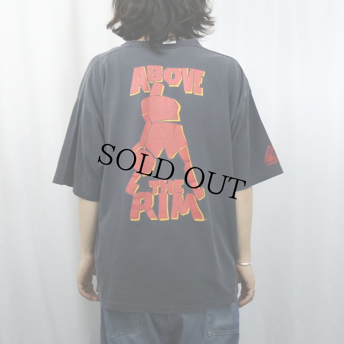 画像4: 90's Above the Rim USA製 プリントTシャツ BLACK XXL (4)