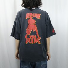 画像4: 90's Above the Rim USA製 映画プリントTシャツ BLACK XXL (4)