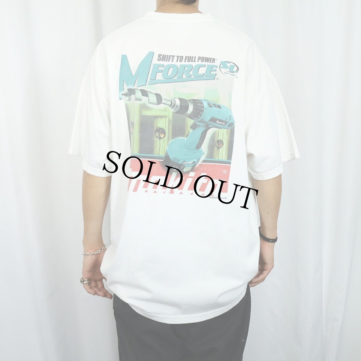 画像3: Makita Corporation 工具メーカー プリントTシャツ XL (3)