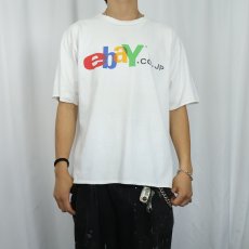 画像2: ebay.co.JP ECサイト ロゴプリントTシャツ L (2)