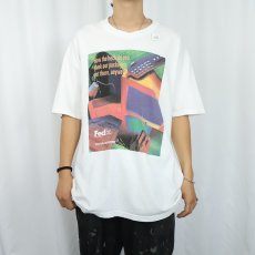画像3: FedEx "How the heck do you think our packages get there, anyway?" 企業プリントTシャツ  (3)