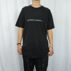 画像2: 90's LEO BURNETT COMPANY,INC USA製 広告代理店 ロゴプリントTシャツ BLACK XL (2)
