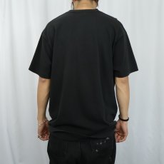 画像3: 90's LEO BURNETT COMPANY,INC USA製 広告代理店 ロゴプリントTシャツ BLACK XL (3)