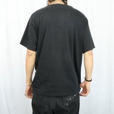 画像3: 90's Edvard Munch "The Scream" 蓄光 アートプリントTシャツ BLACK L (3)