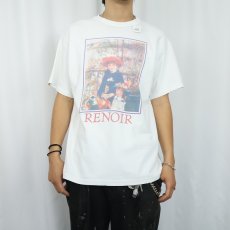 画像2: 90's Renoir "Two Sisters" アートプリントTシャツ L (2)