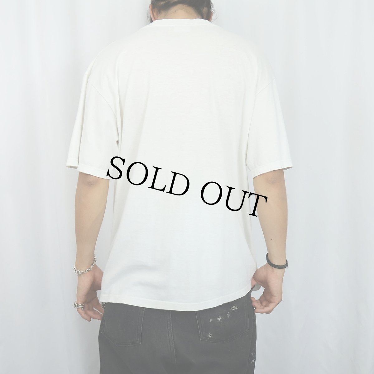 画像3: 90's〜 Jean Cocteau "Cats" アートプリントTシャツ L (3)