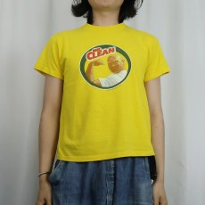 画像2: 90's〜 MR.CREAN 洗剤ブランド キャラクタープリントTシャツ L (2)