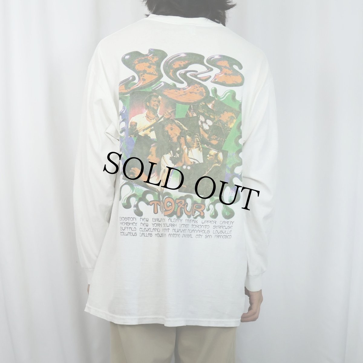 画像4: 90's yes USA製 "TOUR 1997" ログレッシブ・ロックバンドプリントロンT XL (4)