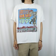 画像2: 90's GRATEFUL DEAD USA製 "GRATEFUL DEAD SPRING TOUR 1992" ロックバンドツアーTシャツ XL (2)