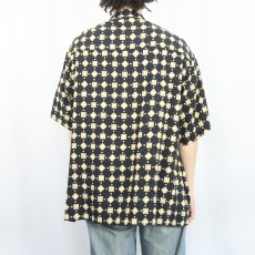 画像3: UN TIED 総柄 レーヨンシャツ XL (3)