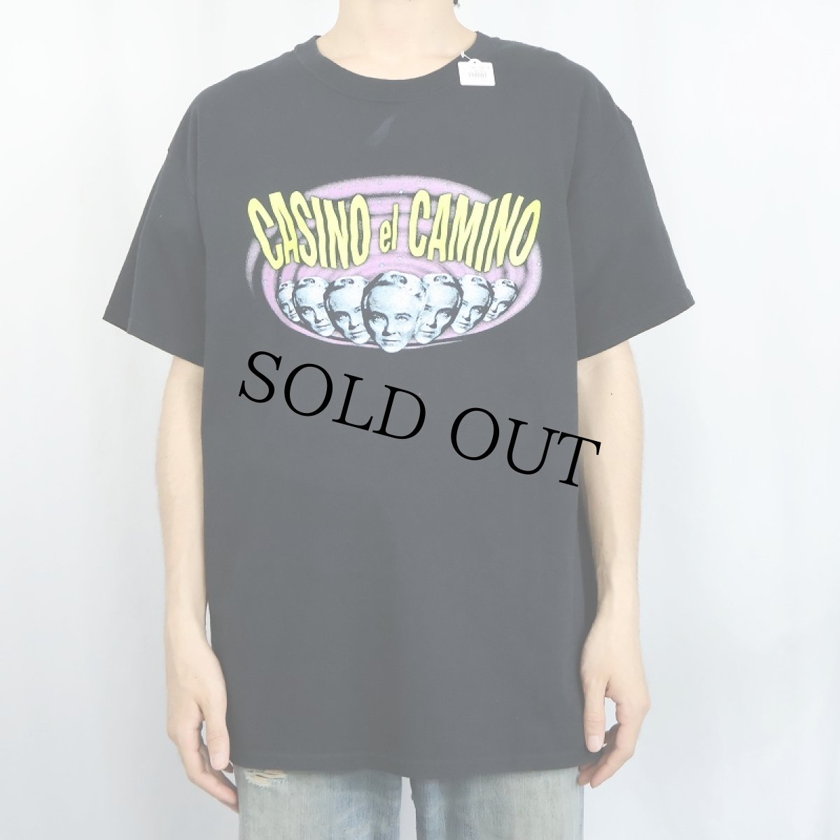 画像3: Casino El Camino レストランプリントTシャツ BLACK  (3)