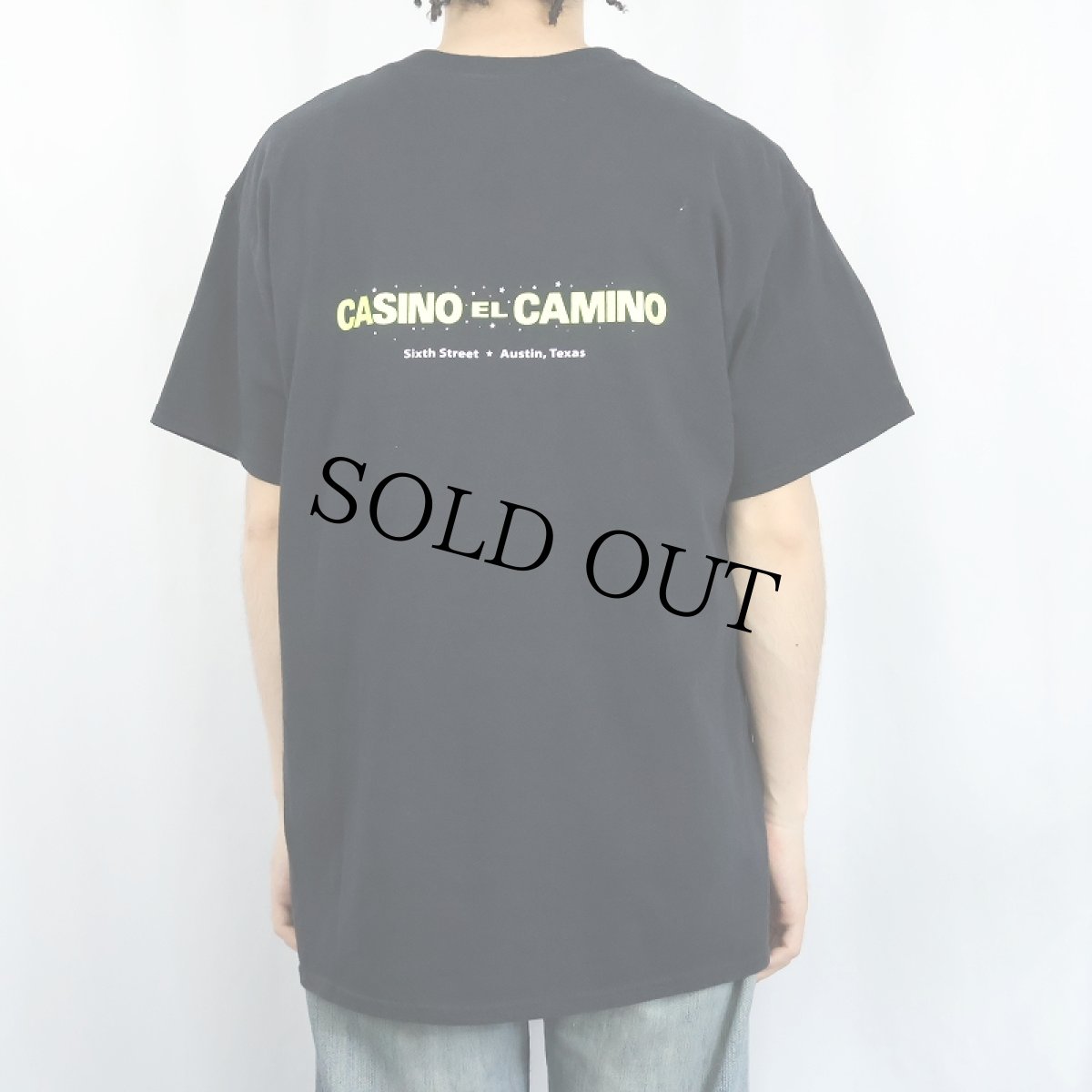 画像4: Casino El Camino レストランプリントTシャツ BLACK  (4)