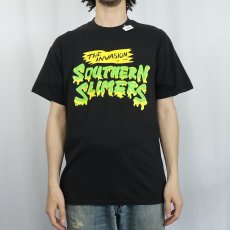 画像3: 80's "THE INVASION OF THE SOUTHERN SLIMERS" プリントTシャツ BLACK L (3)