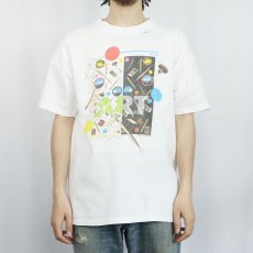 画像2: 90's Wildwood Productions "ART" プリントTシャツ L (2)