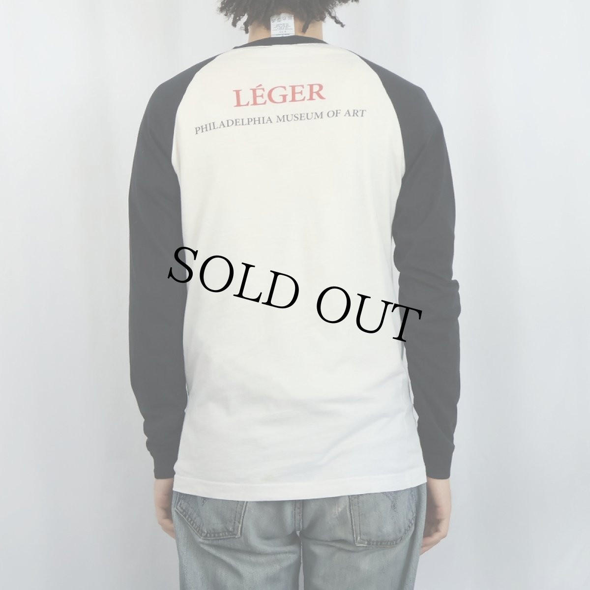 画像3: 90's Fernand Leger USA製 アートラグランプリントTシャツ S (3)