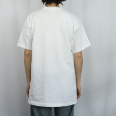 画像3: 90's  Bill Clinton USA製 "CLINOCCHIO" 政治家プリントTシャツ L (3)