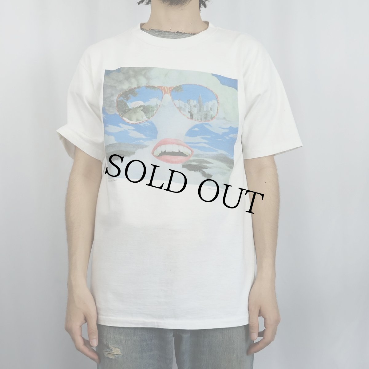 画像2: 90's Charles Lynn Bragg "Atom and Eve" アートプリントTシャツ L (2)