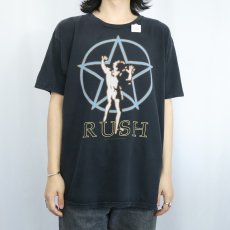 画像2: 2005 RUSH ロックバンドプリントTシャツ BLACK  (2)