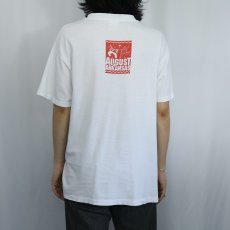 画像3: 90's AUGUST IN ARKANSAS USA製 "kids in action a kid is a kid" イラストプリントTシャツ L (3)