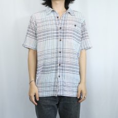 画像2: 2018SP Patagonia チェック柄 "チリメン" シャツ M (2)