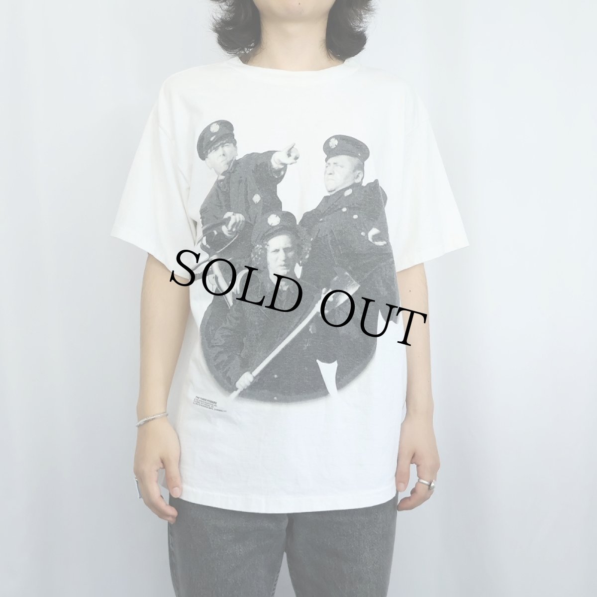 画像2: 90's The Three Stooges USA製 コメディアンプリントTシャツ XL (2)