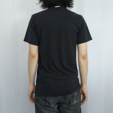 画像3: 90's USA製 音符プリントTシャツ BLACK M (3)